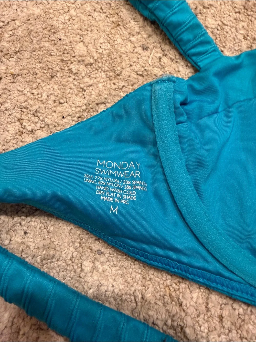 Monday Swimwear clovelly Teal Underwire Bikini Top